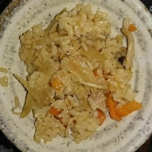 鍋で炊く炊き込みご飯～米1合当たりの調味料付き～